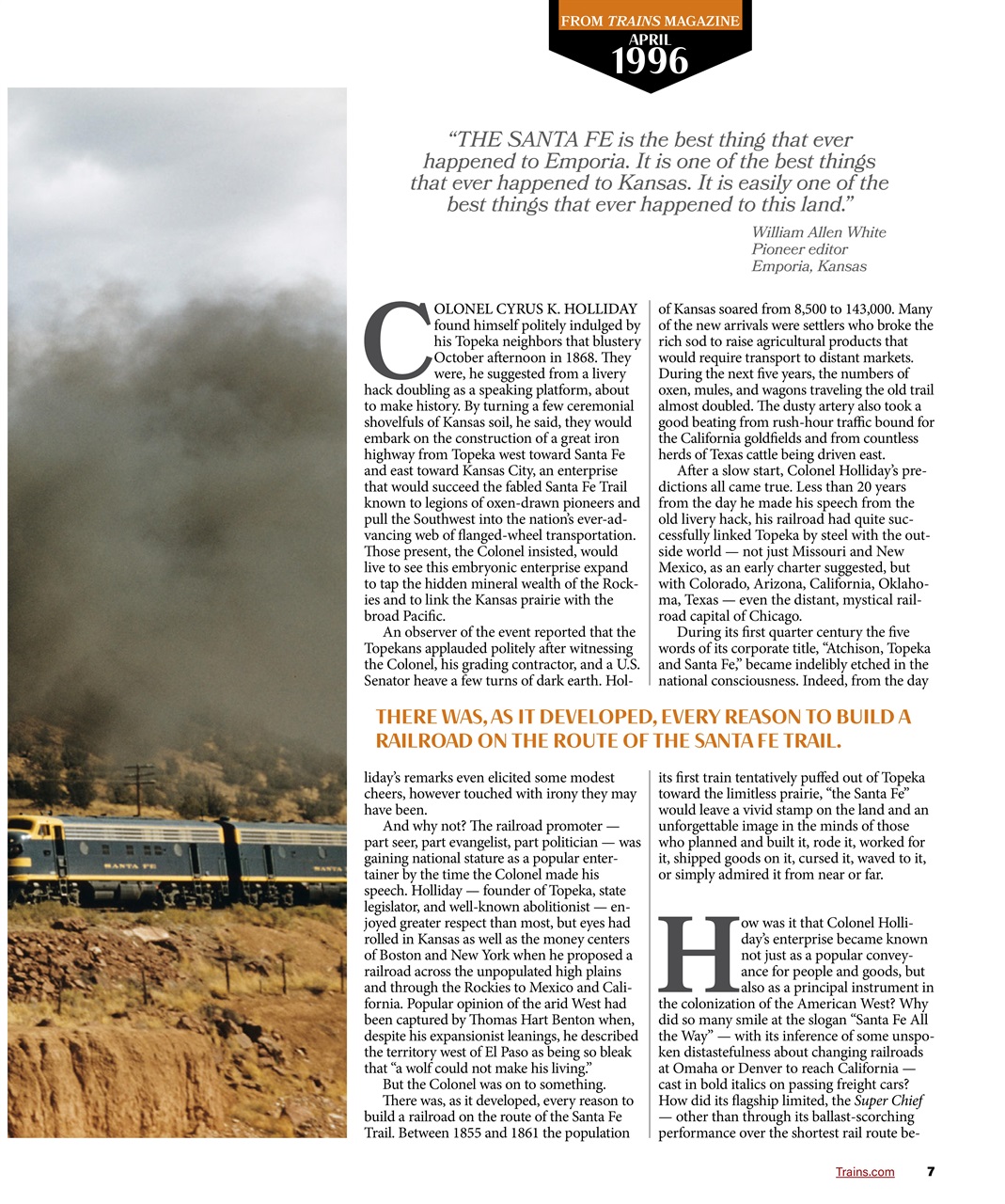 Classic Trains Preview Pages