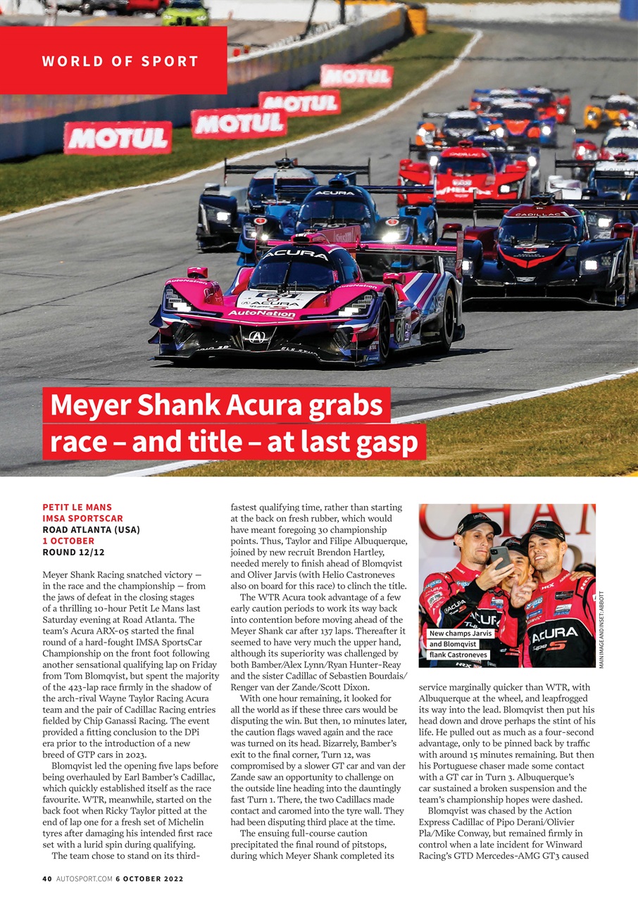 Autosport Preview Pages