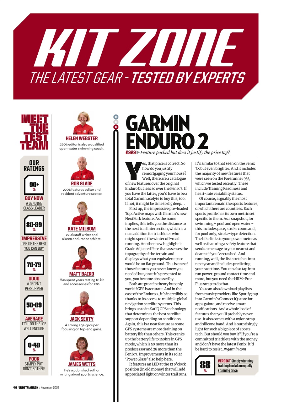 220 Triathlon Magazine Preview Pages
