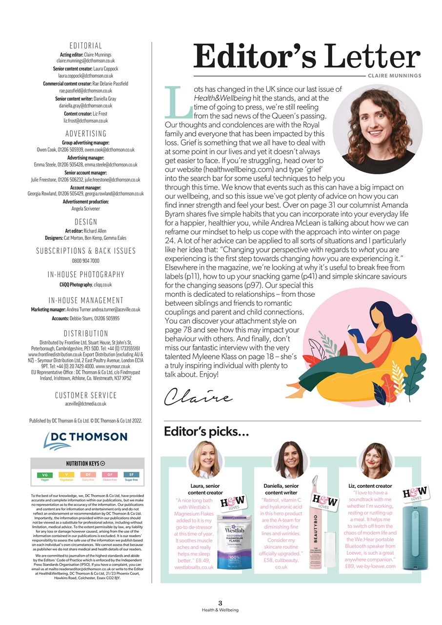 Health & Wellbeing Preview Pages