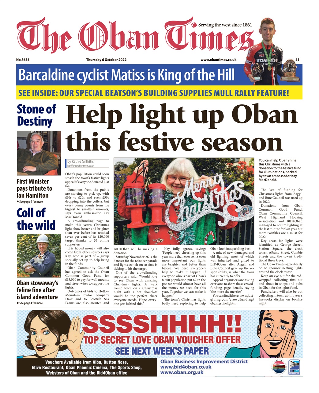 The Oban Times & Lochaber Times Preview Pages