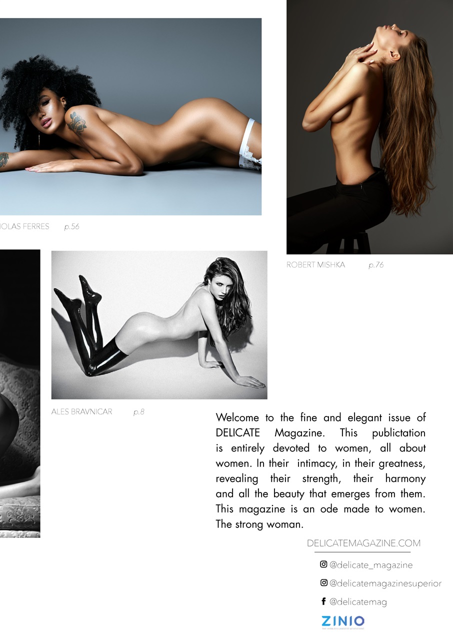 Delicate Magazine Preview Pages