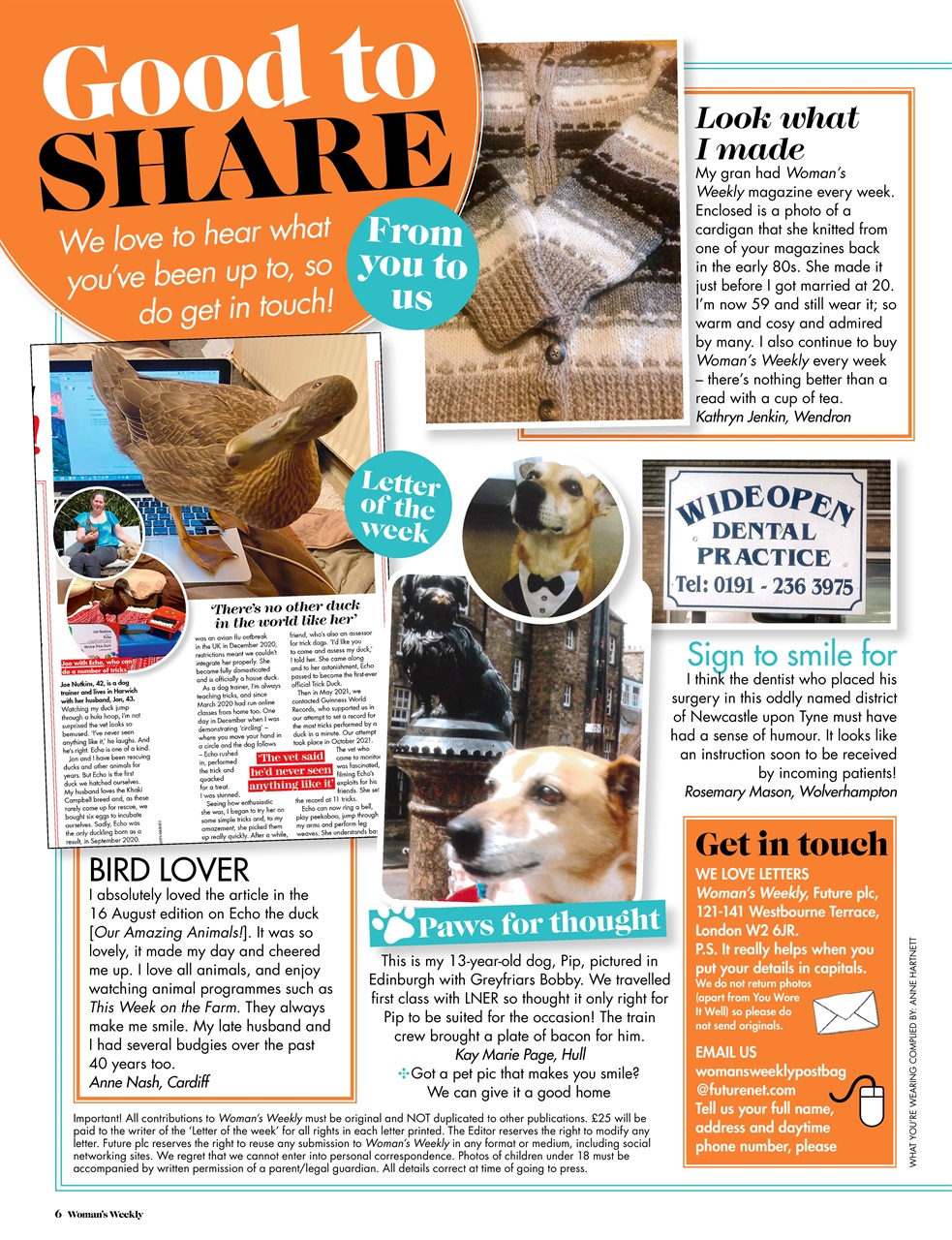 Woman's Weekly Preview Pages