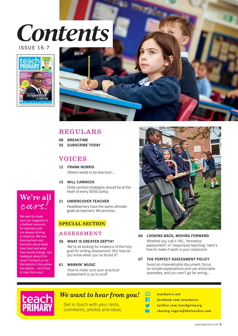 Teach Primary Preview Pages