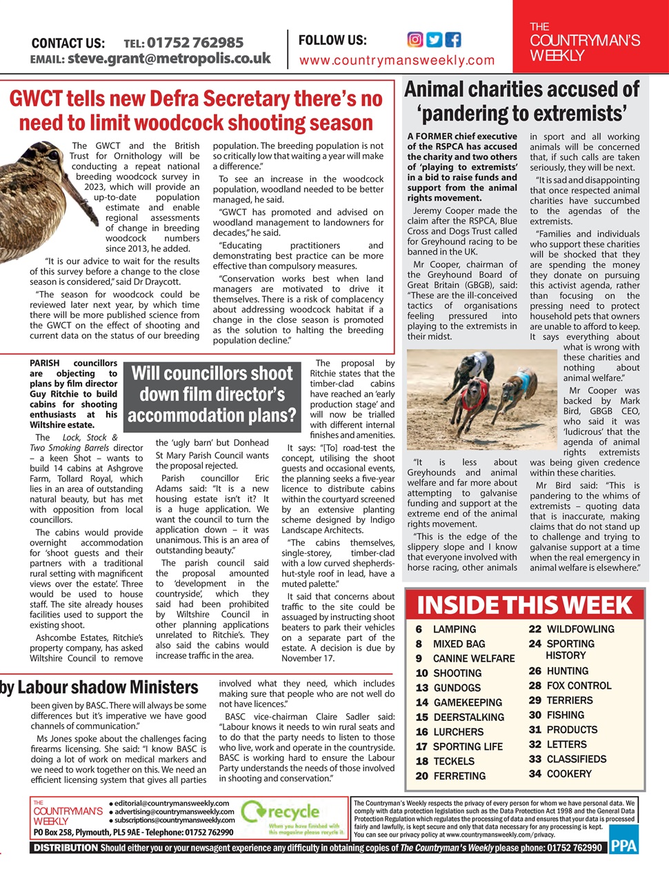 Countryman's Weekly Preview Pages