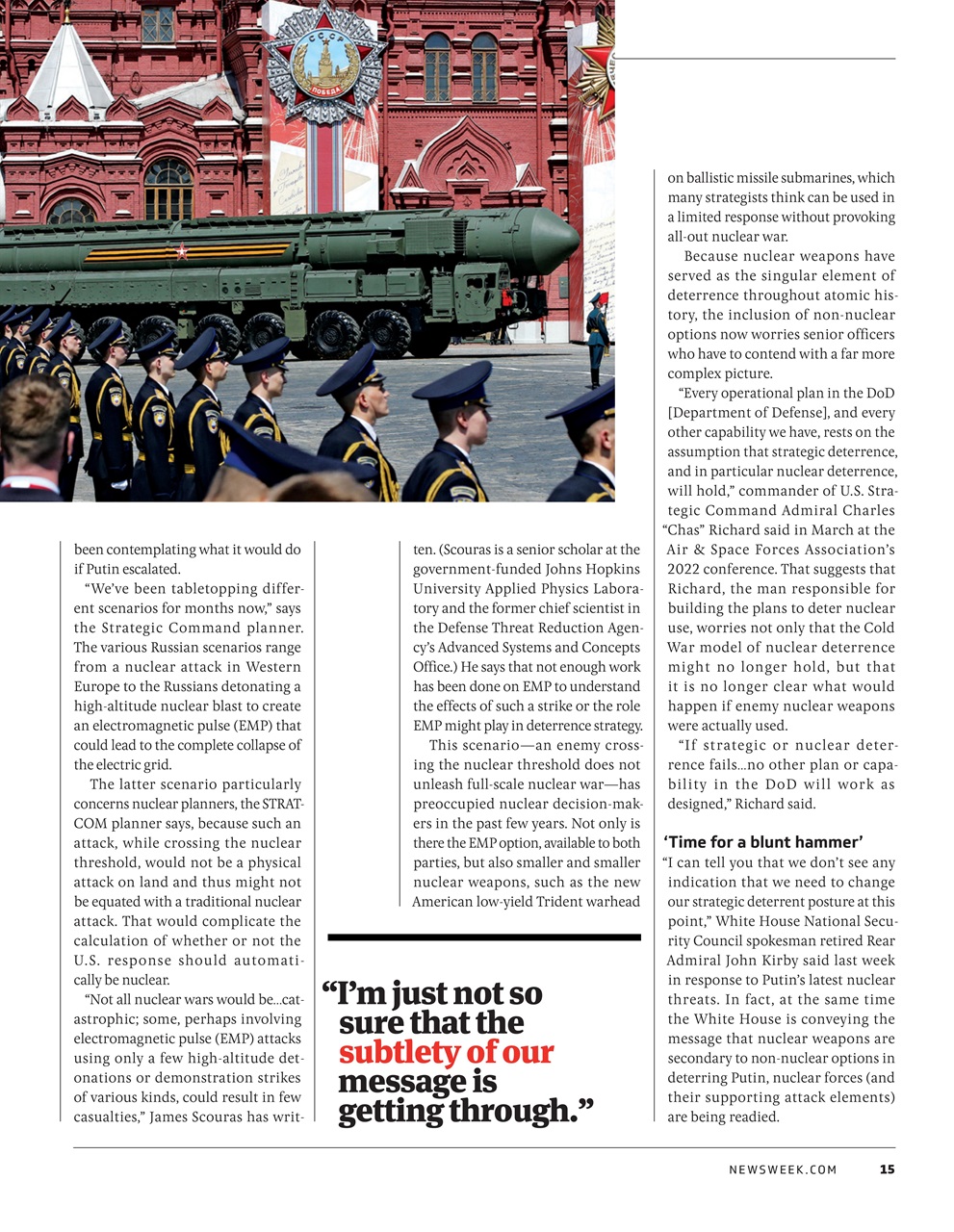 Newsweek International Preview Pages