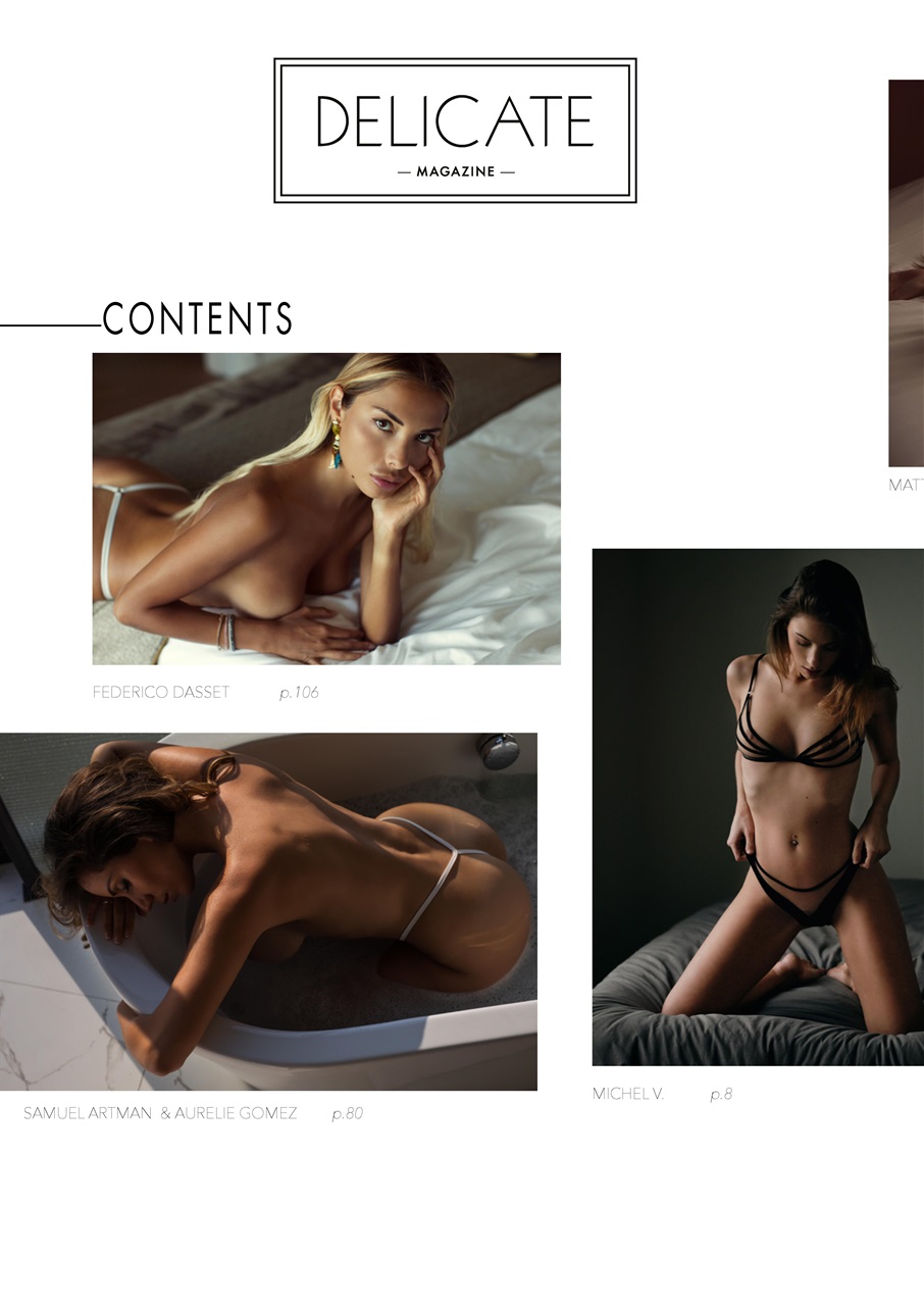 Delicate Magazine Preview Pages
