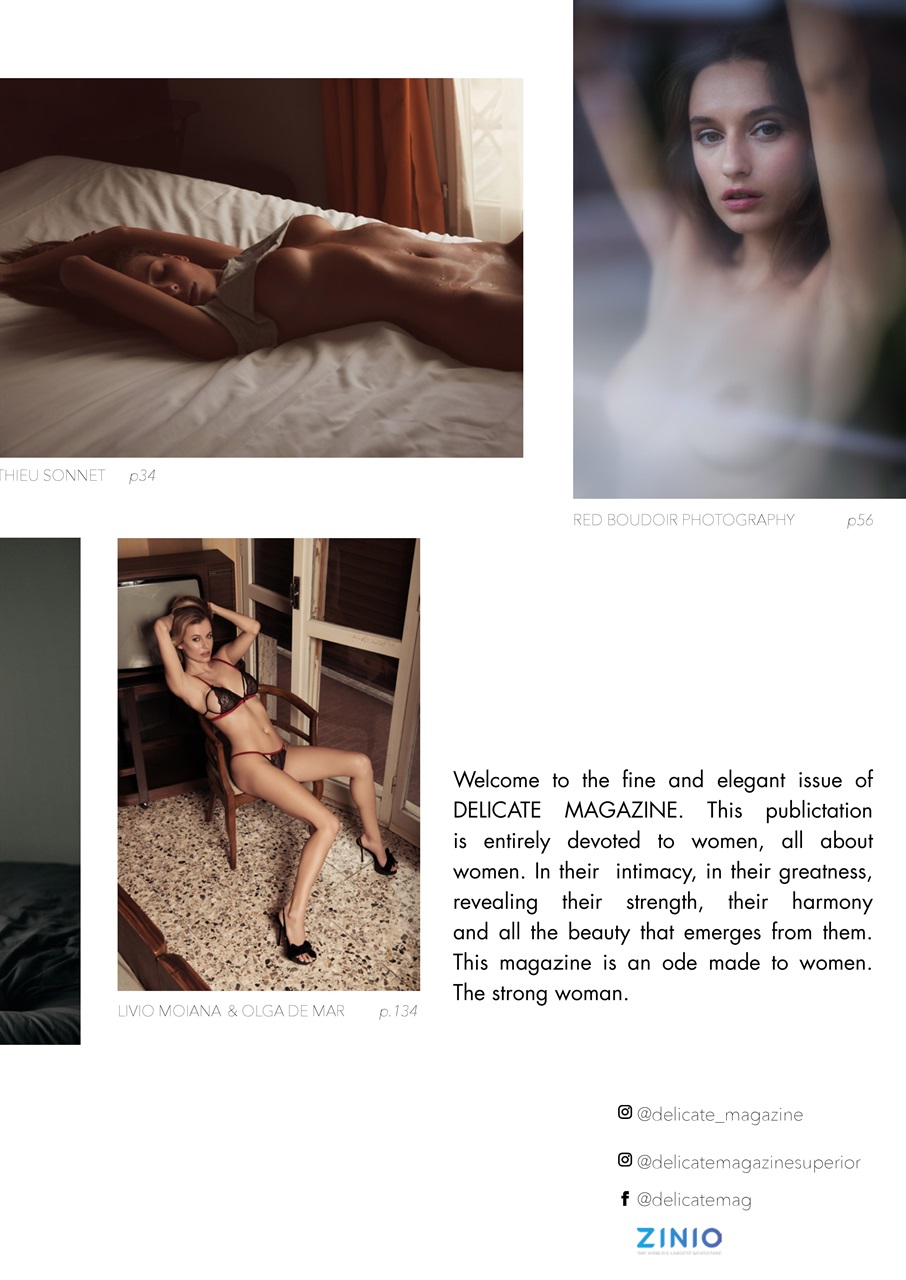 Delicate Magazine Preview Pages