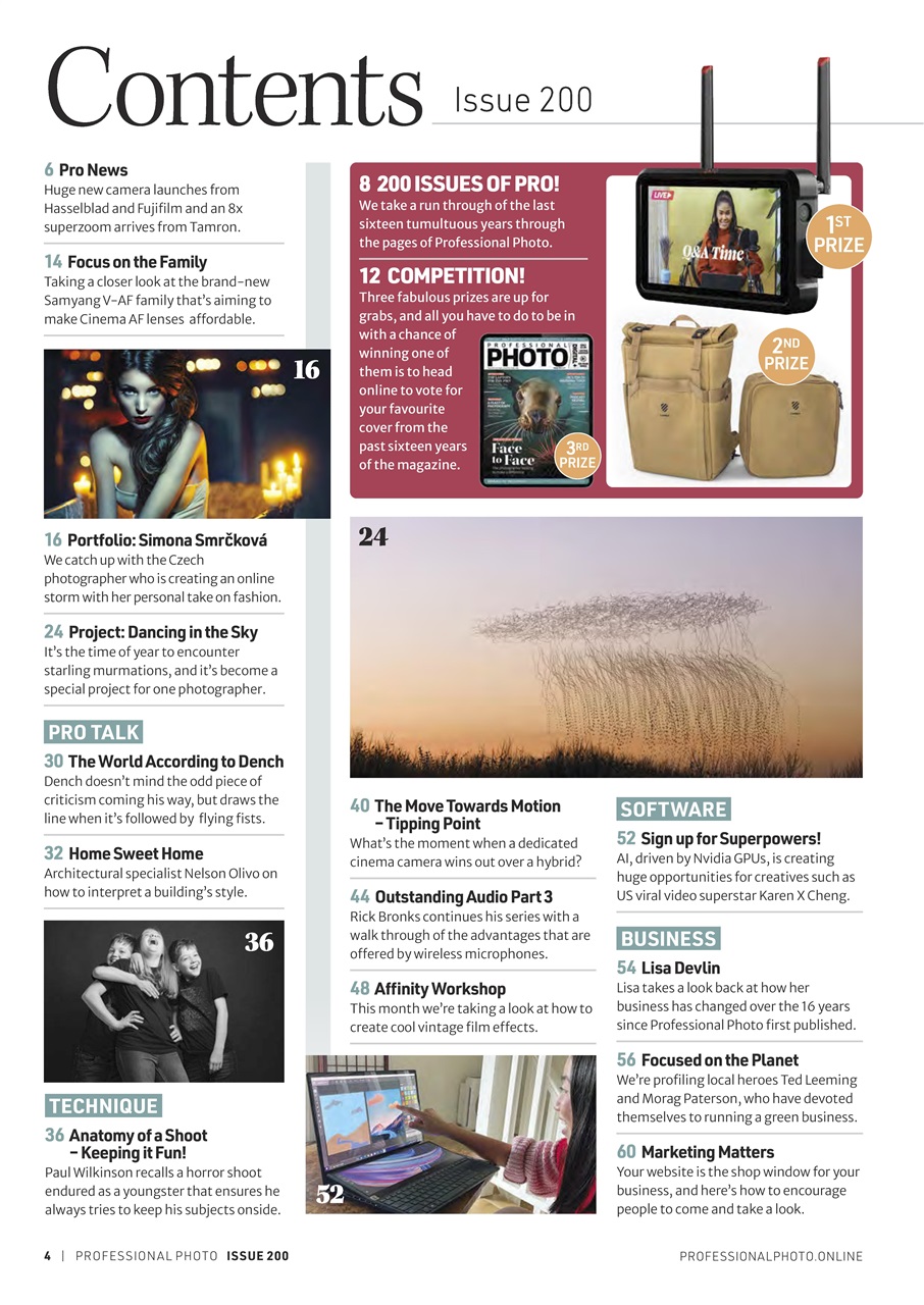 Professional Photo Preview Pages