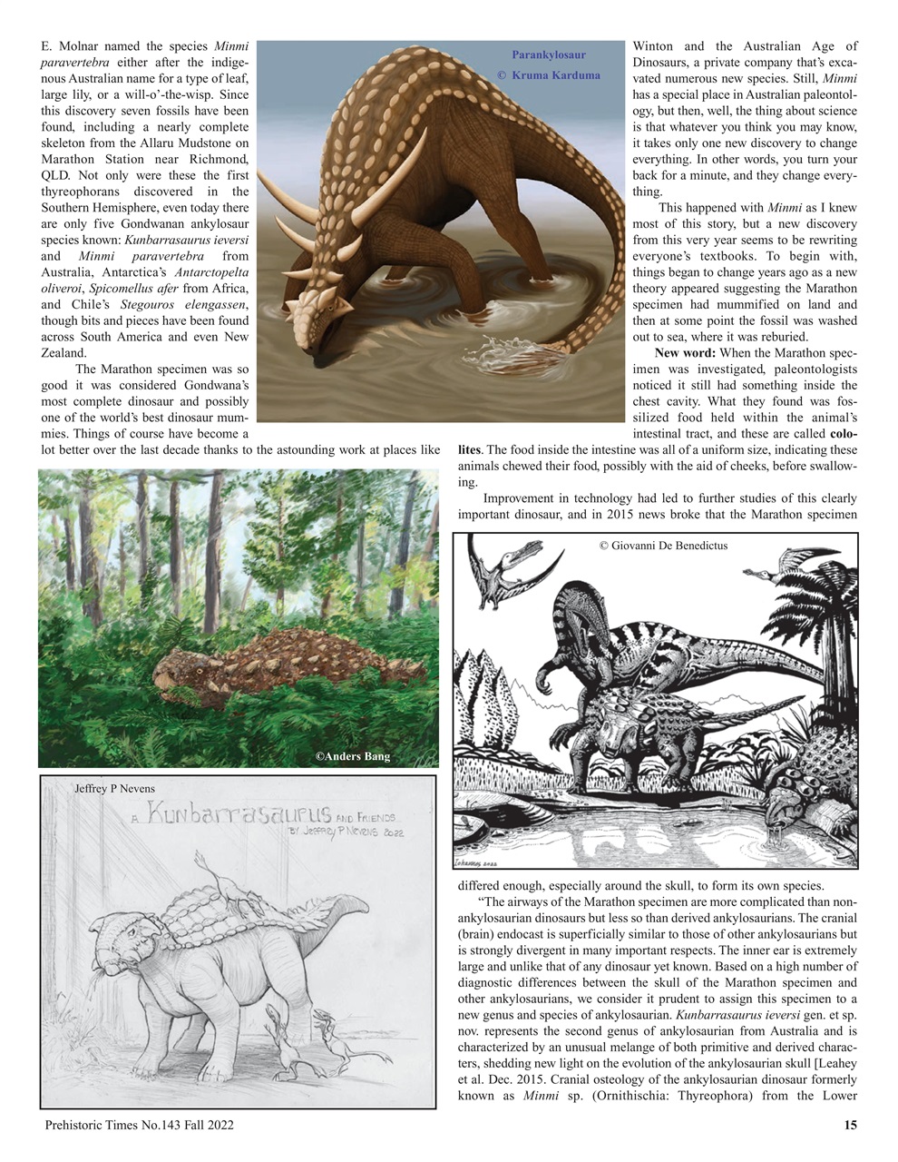 Prehistoric Times Preview Pages