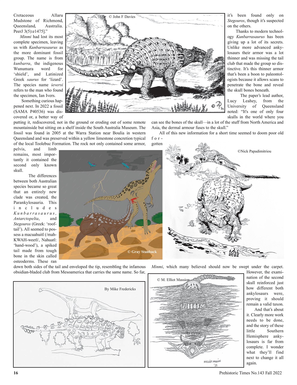 Prehistoric Times Preview Pages