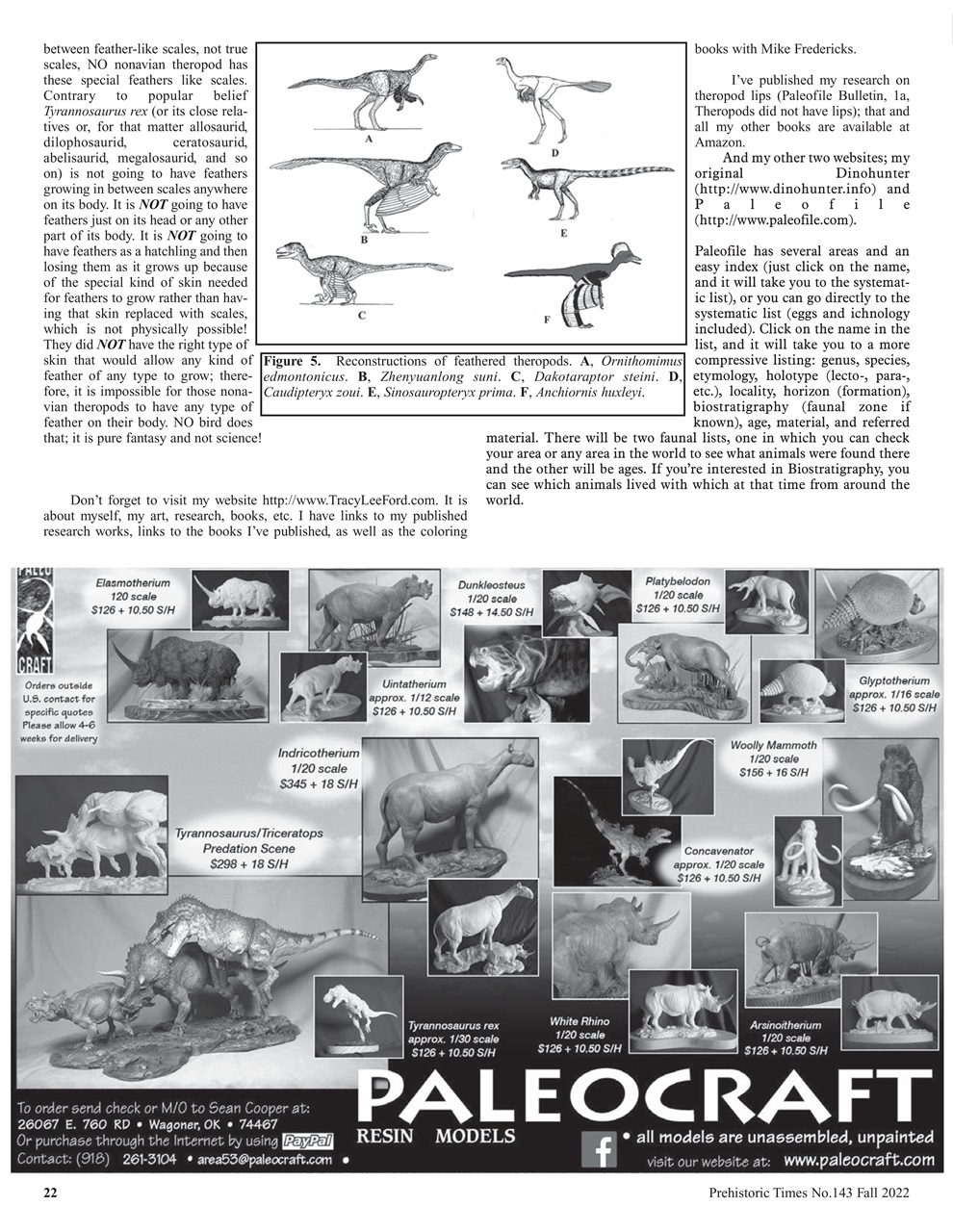 Prehistoric Times Preview Pages
