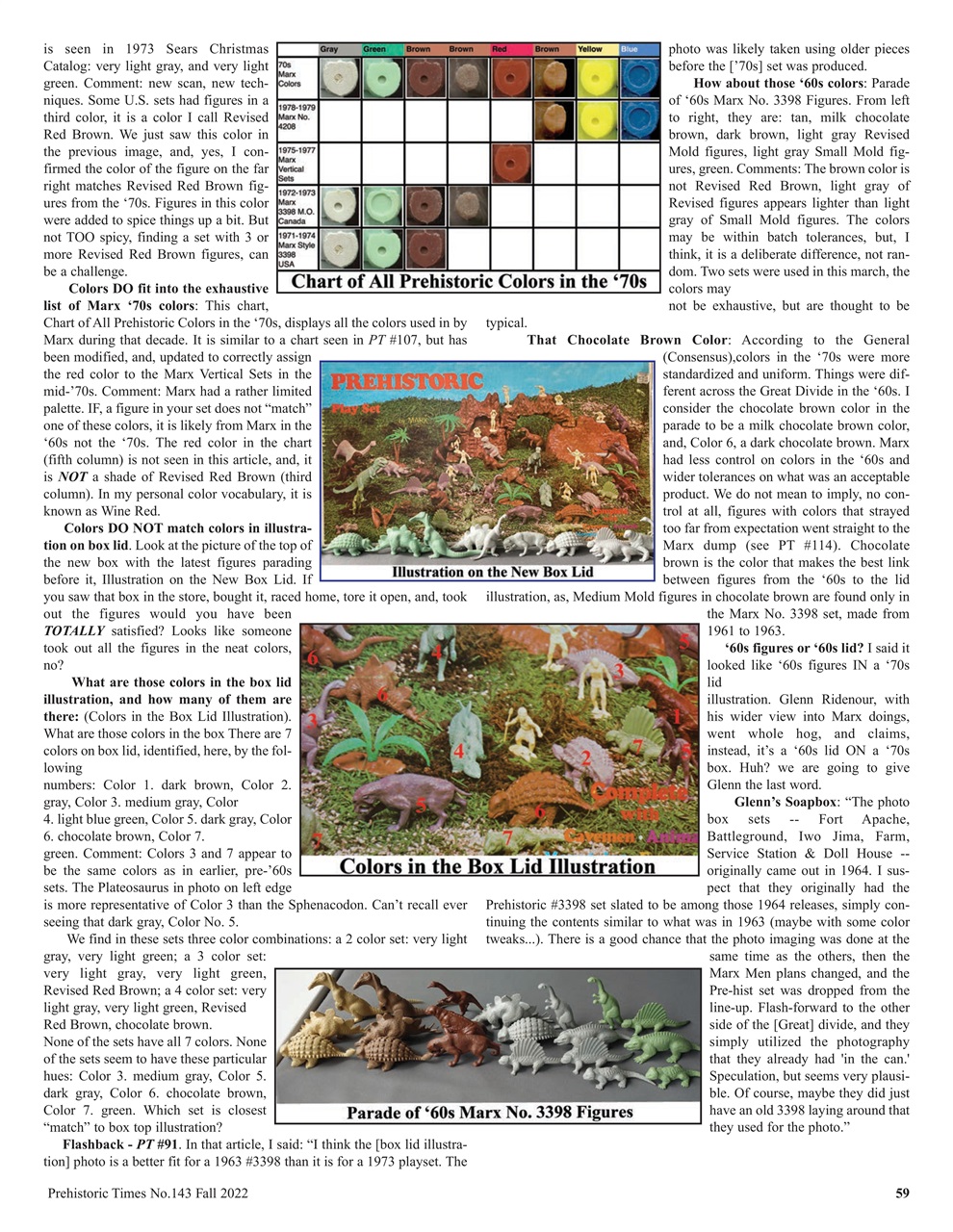 Prehistoric Times Preview Pages