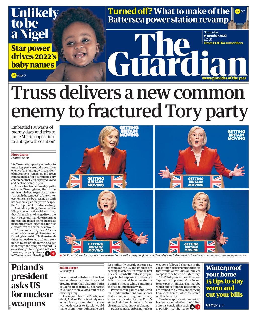 The Guardian Newspaper Preview Pages