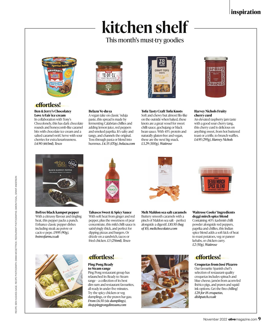 Olive Magazine Preview Pages