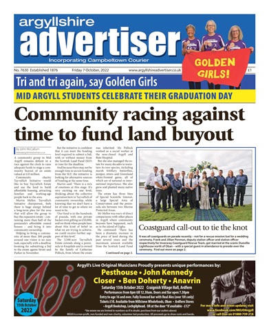 Argyllshire Advertiser issue 07/10/2022