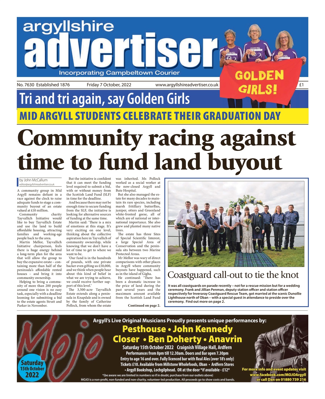 Argyllshire Advertiser Preview Pages