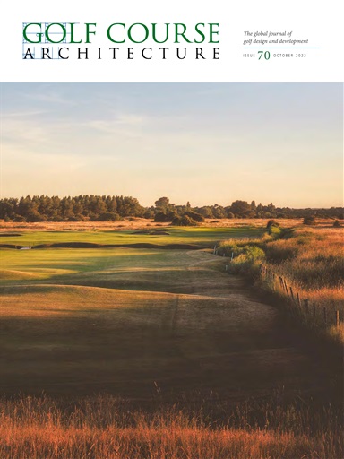 Golf Course Architecture issue 
