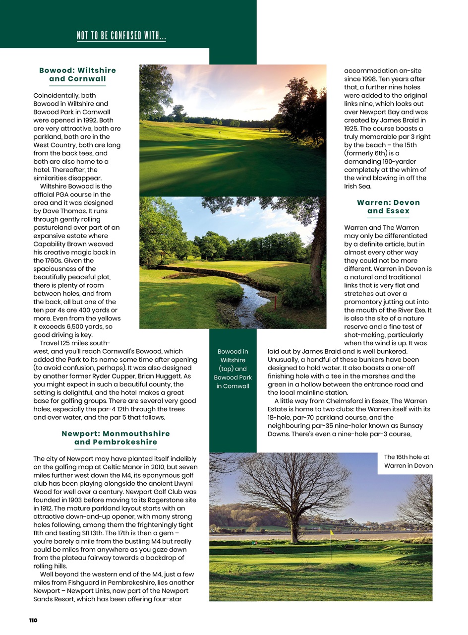 Golf Monthly Preview Pages
