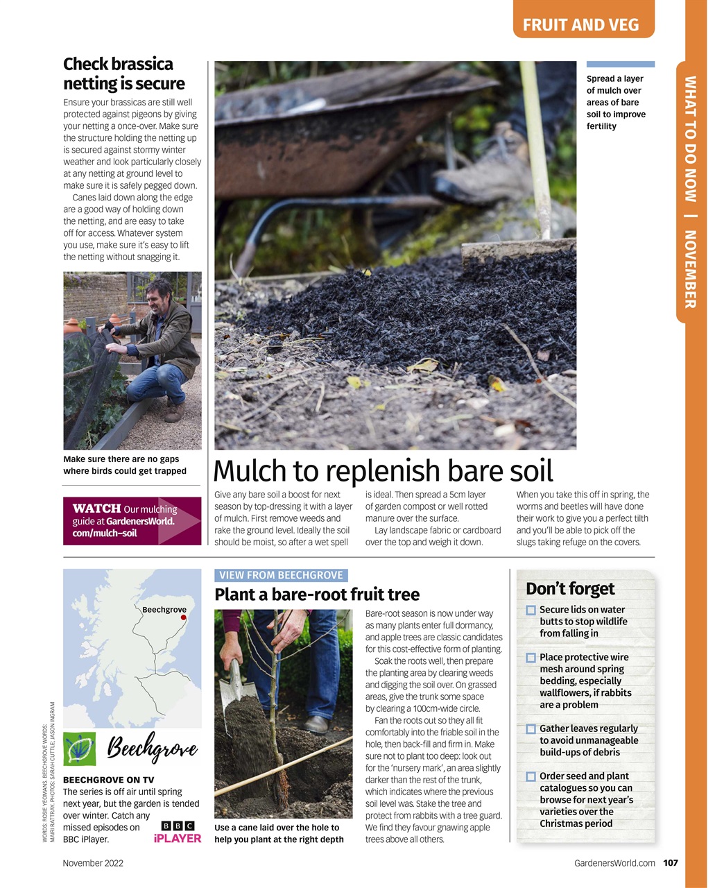 BBC Gardeners’ World Magazine Preview Pages