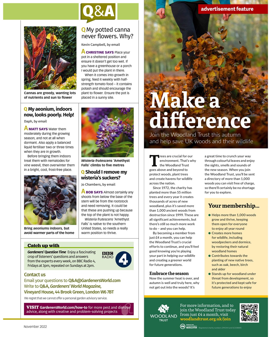 BBC Gardeners’ World Magazine Preview Pages