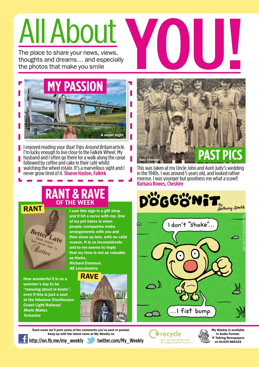 My Weekly Preview Pages