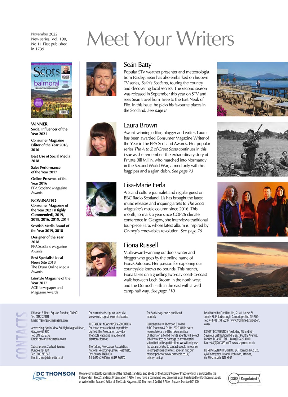 The Scots Magazine Preview Pages