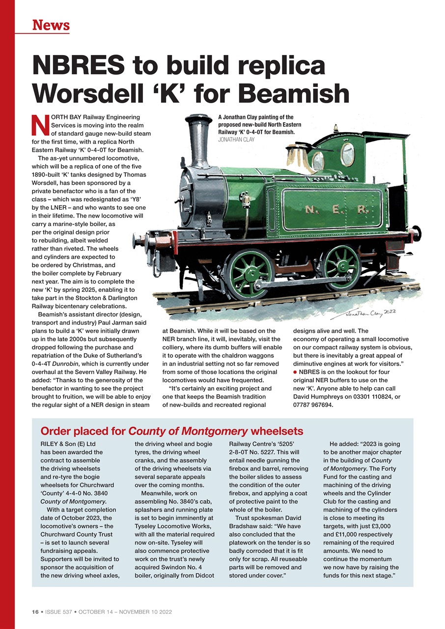 Steam Railway Preview Pages
