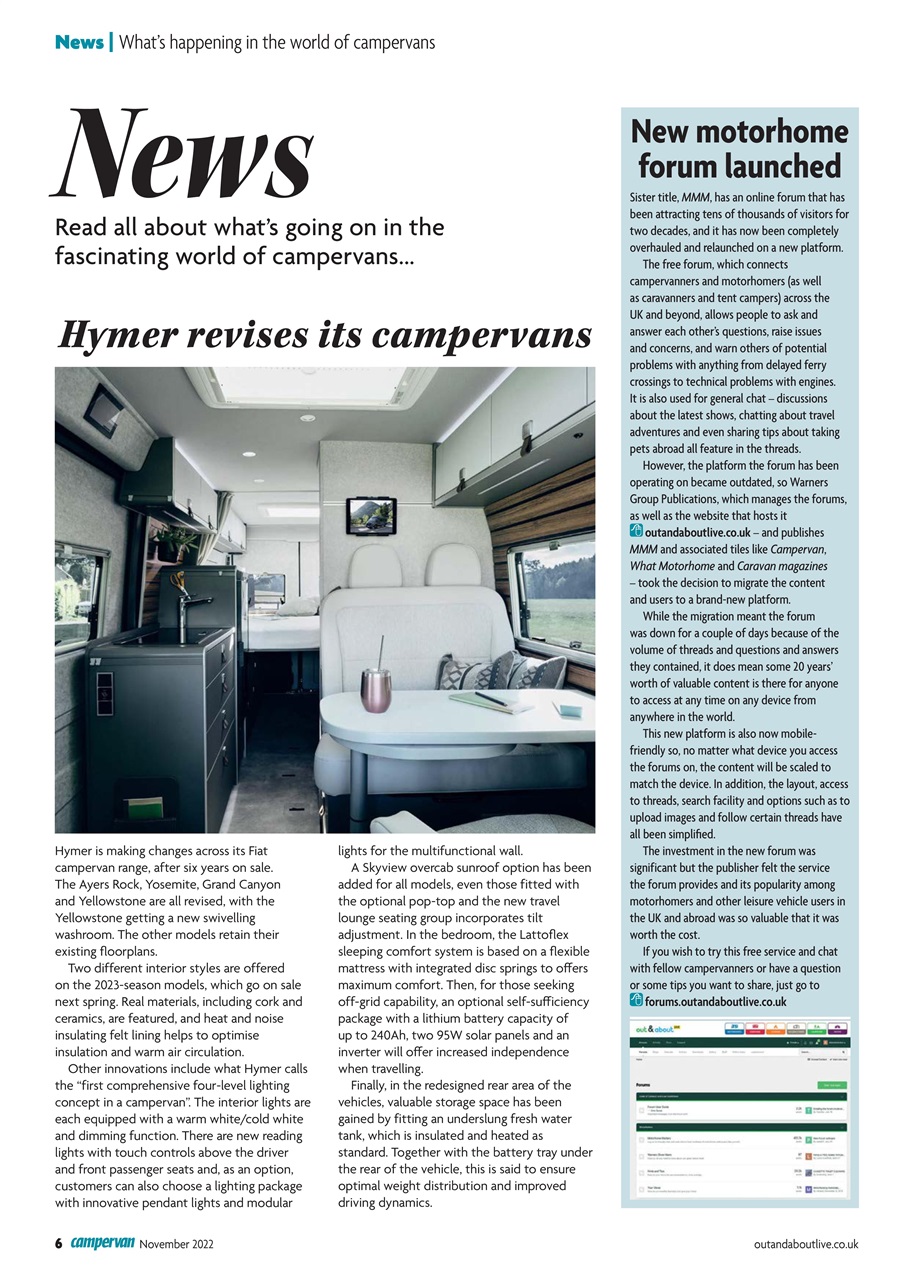 Campervan Preview Pages