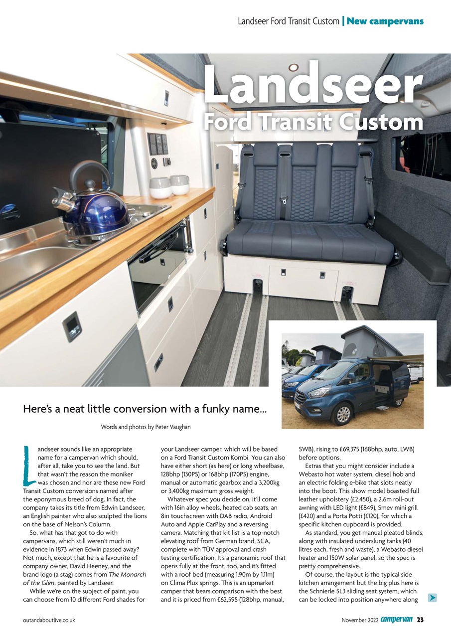 Campervan Preview Pages