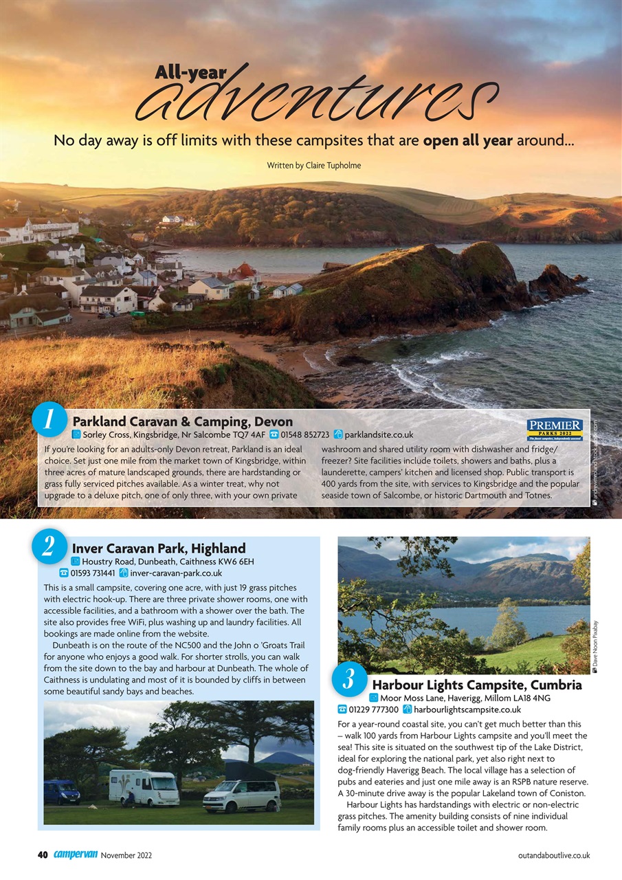 Campervan Preview Pages