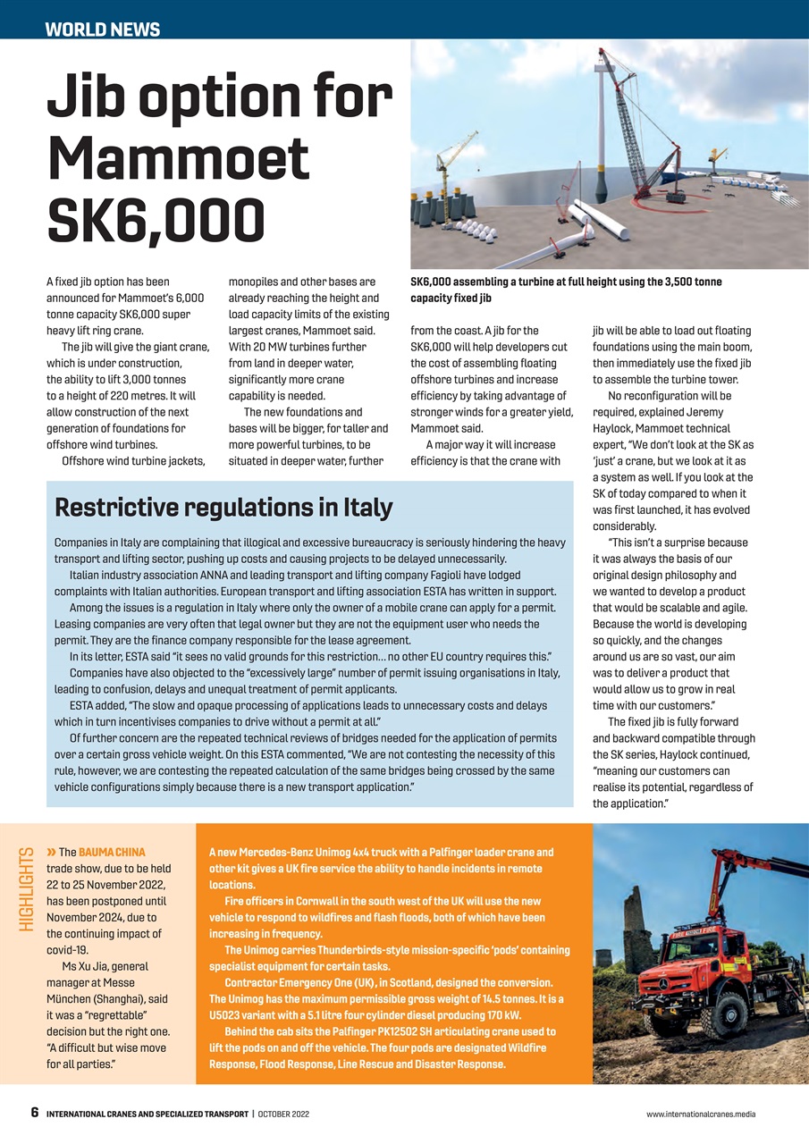 Int. Cranes and Specialized Transp Preview Pages