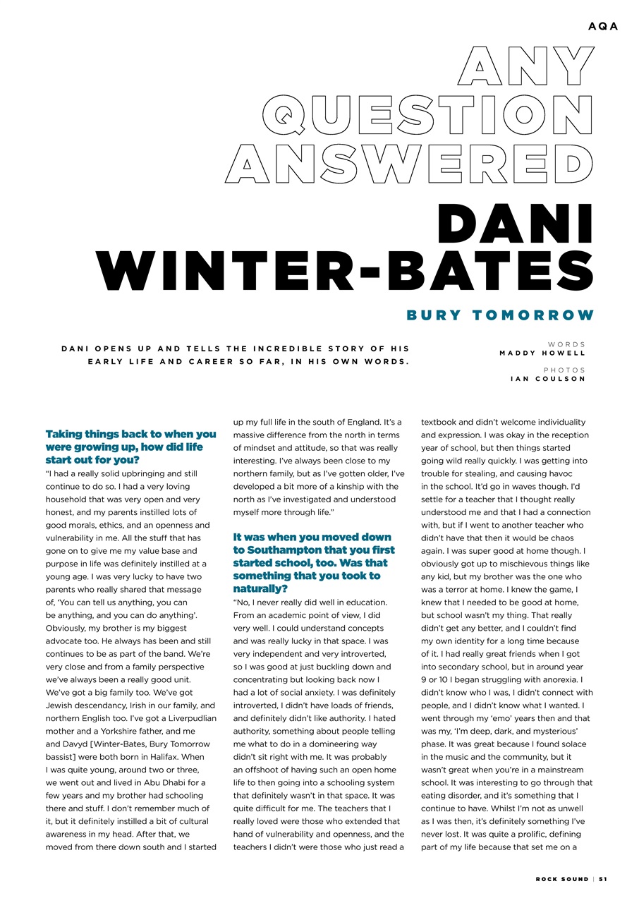 Rock Sound Magazine Preview Pages