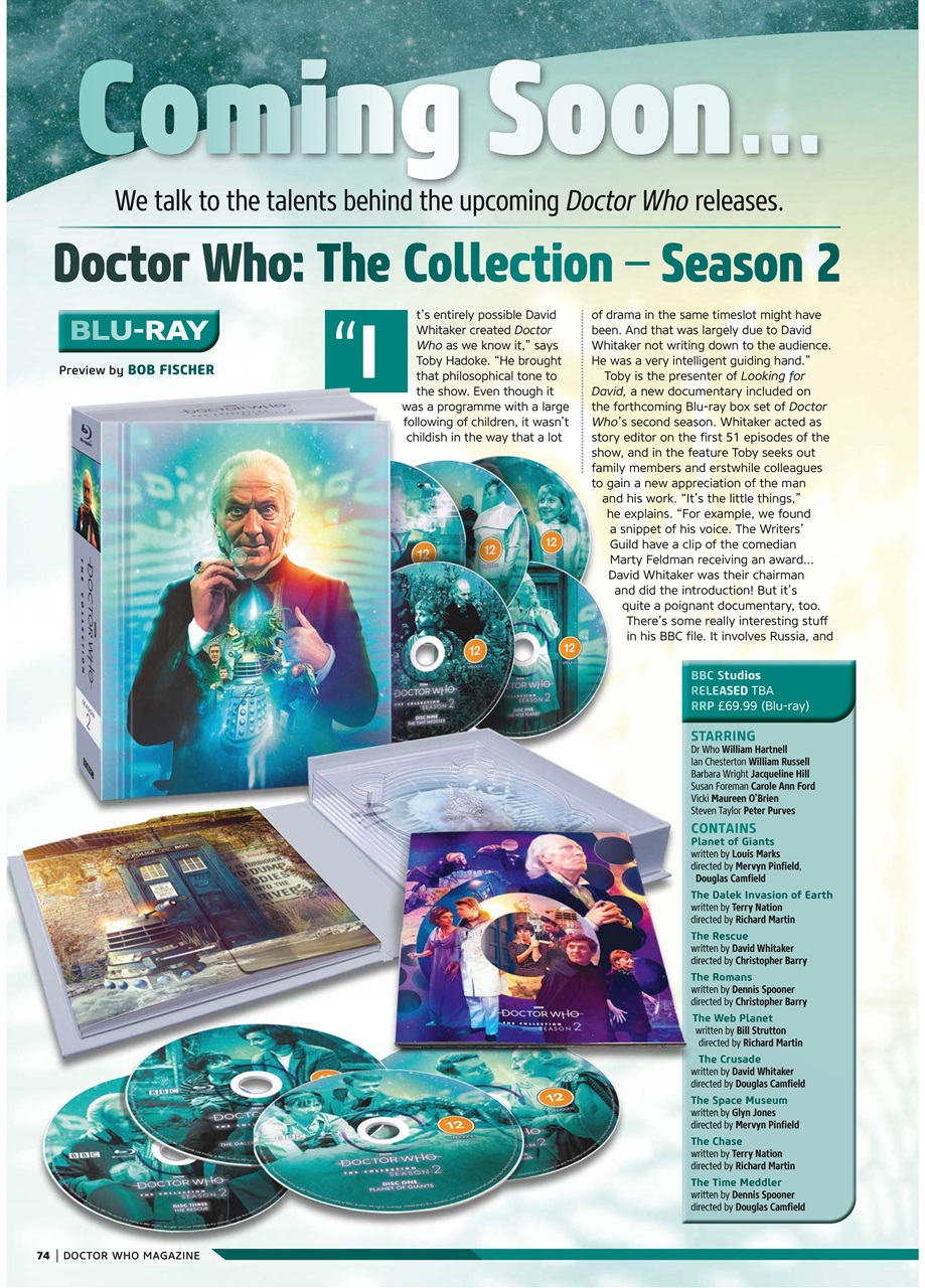 Doctor Who Magazine Preview Pages