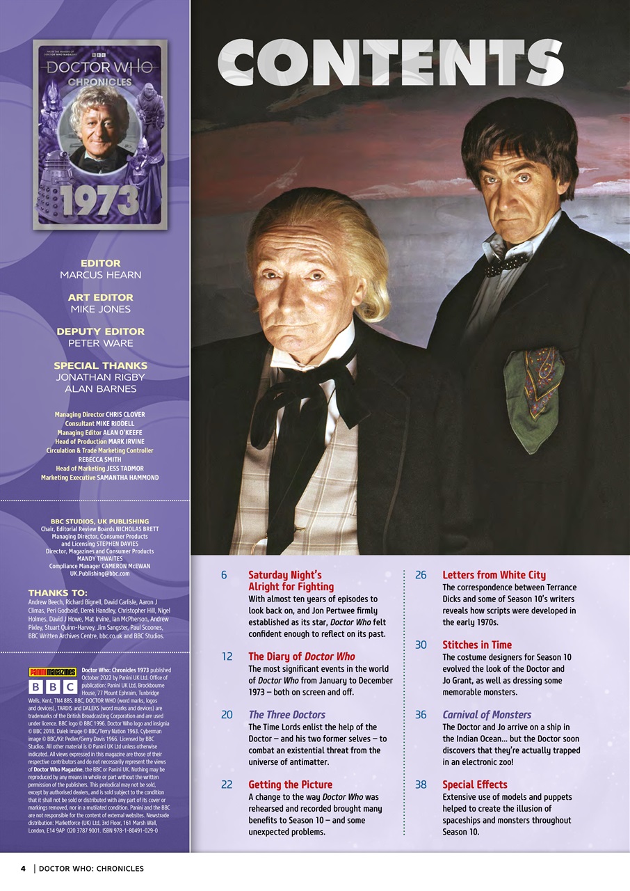 Doctor Who Magazine Preview Pages