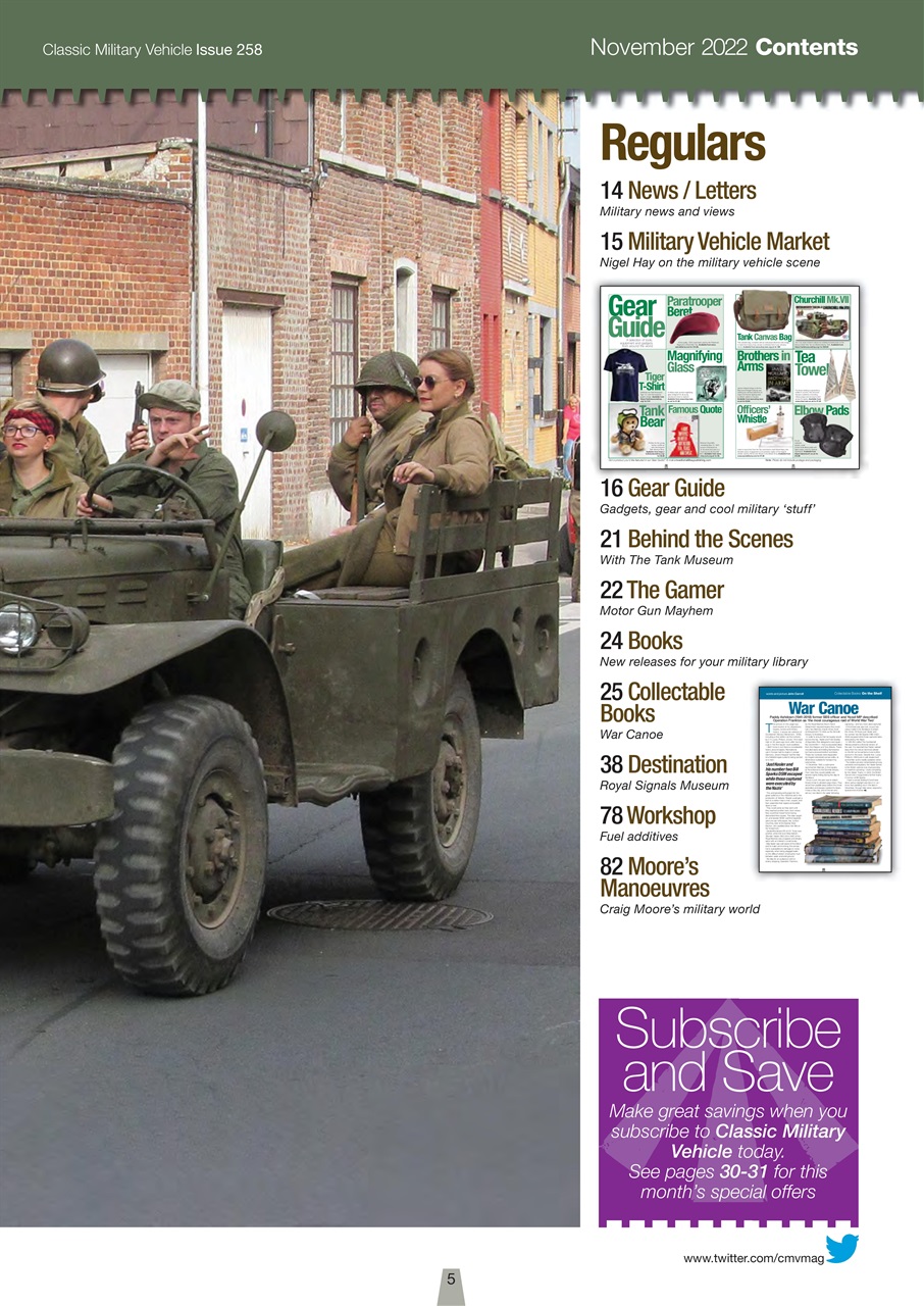 Classic Military Vehicle Preview Pages