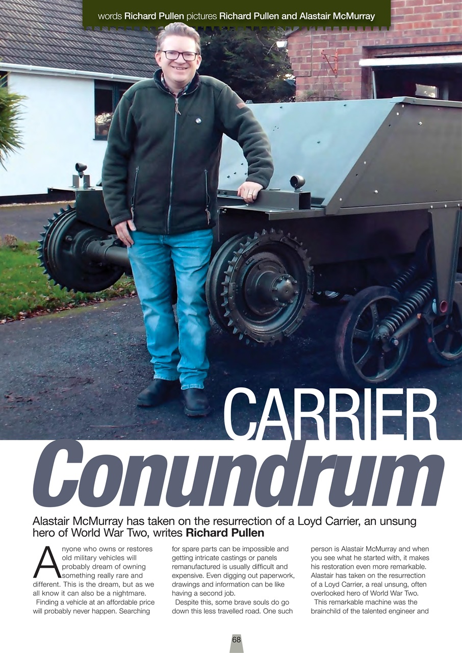 Classic Military Vehicle Preview Pages