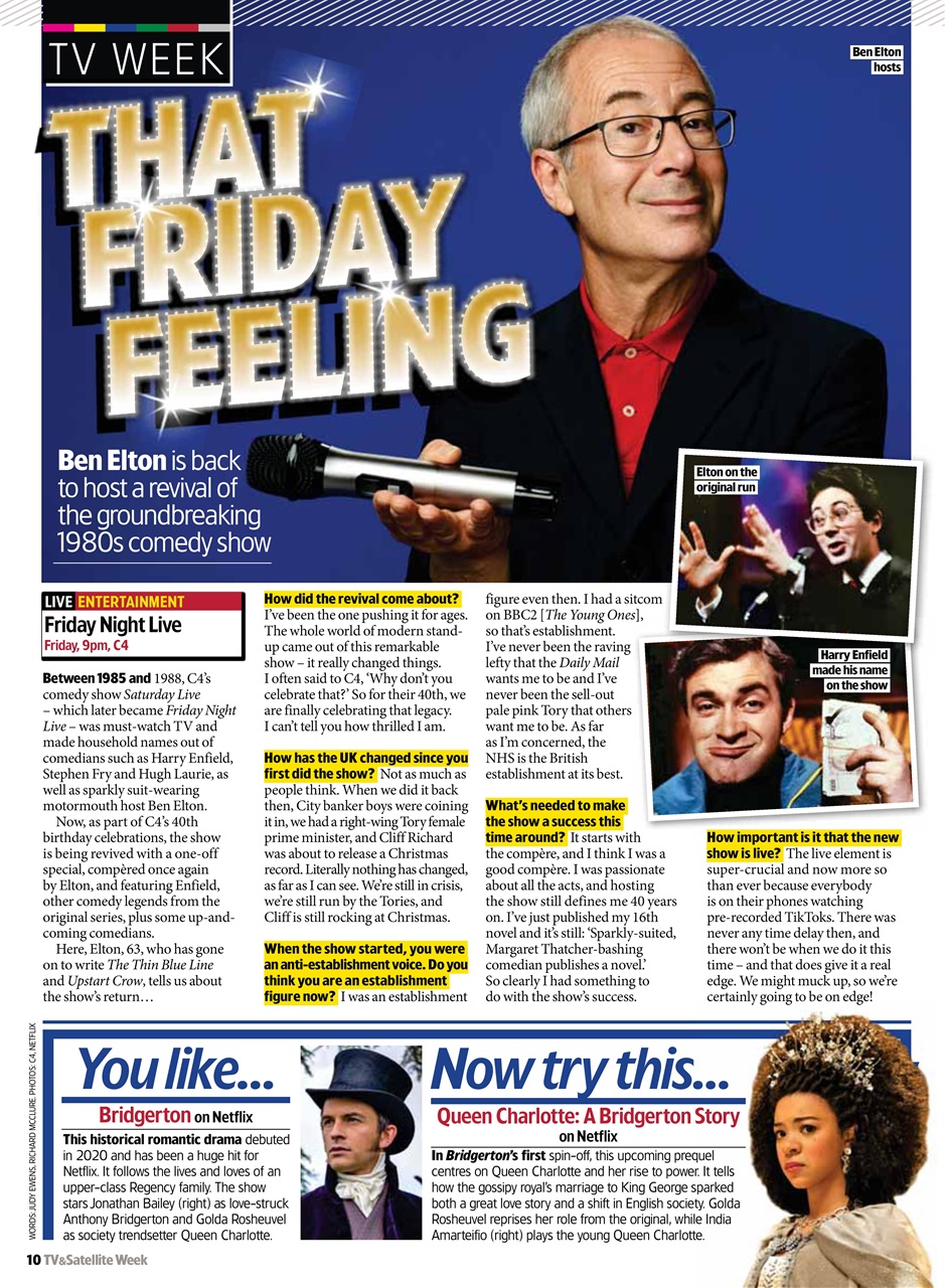 TV & Satellite Week Preview Pages