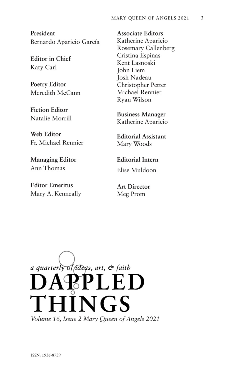 Dappled Things Preview Pages