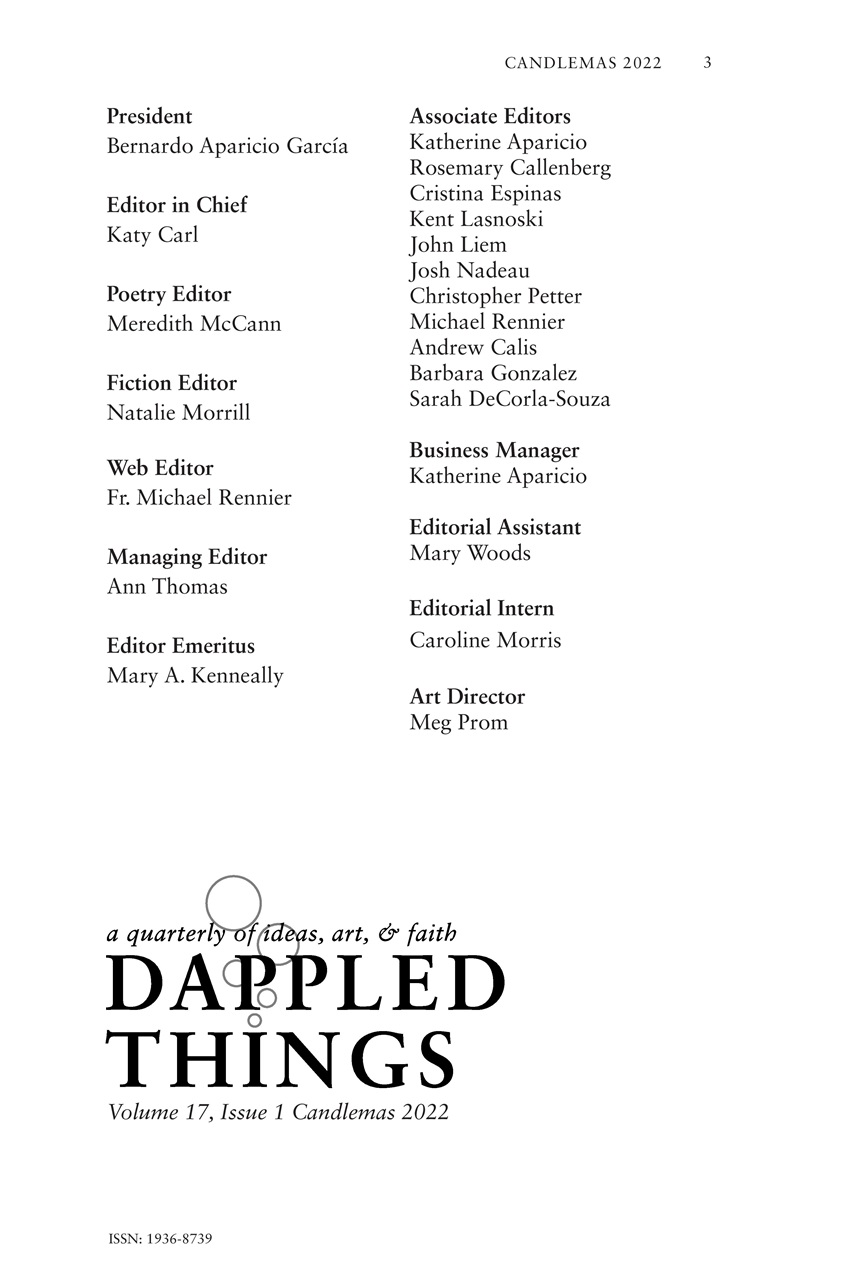 Dappled Things Preview Pages