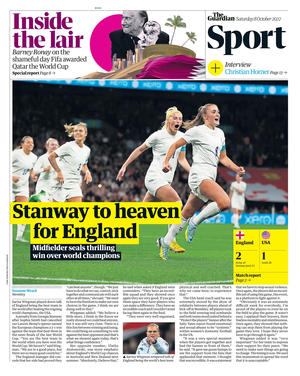 The Guardian Newspaper Preview Pages