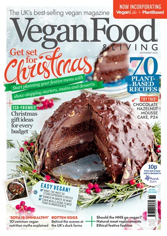 Vegan Food & Living Magazine issue Nov 2022