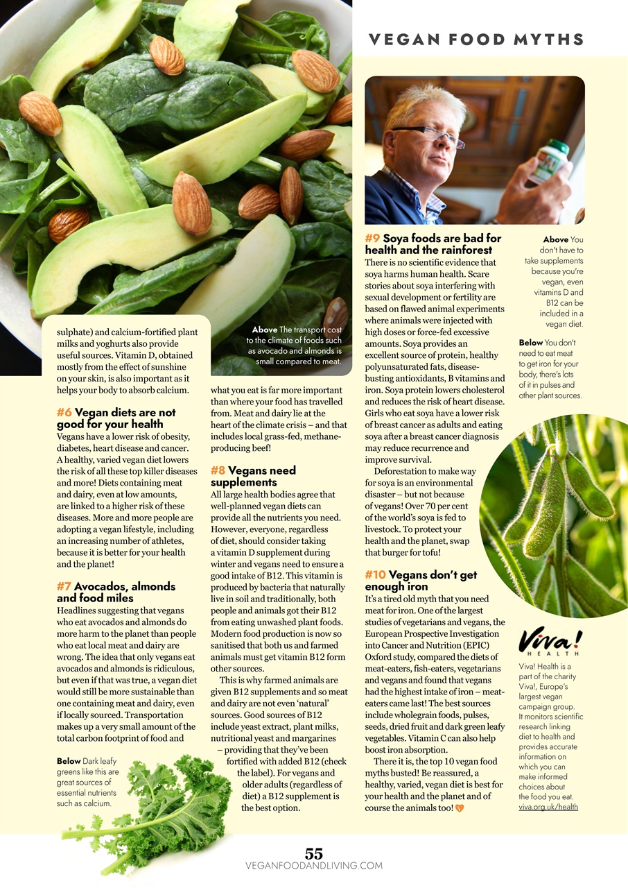 Vegan Food & Living Magazine Preview Pages