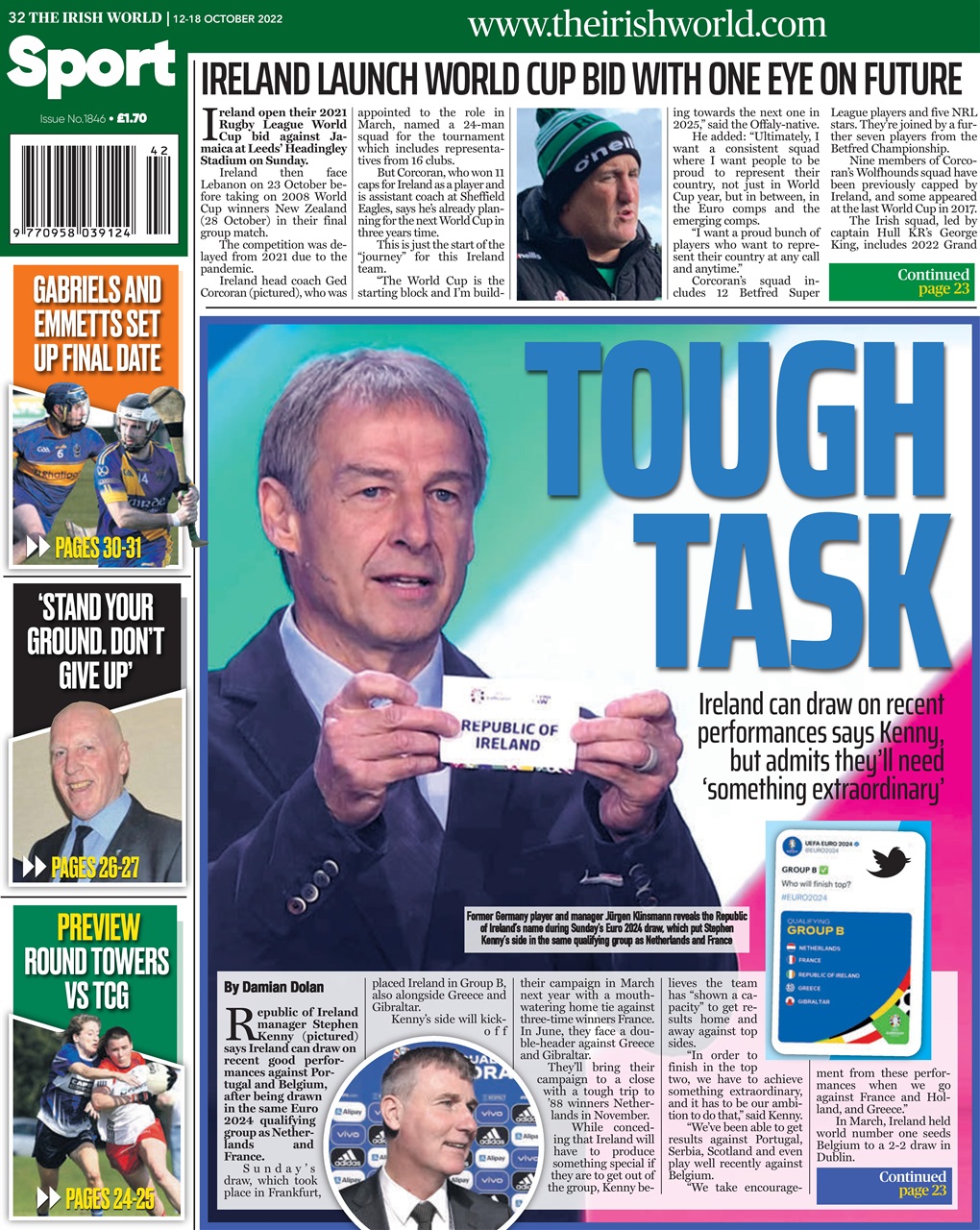 Irish World Preview Pages