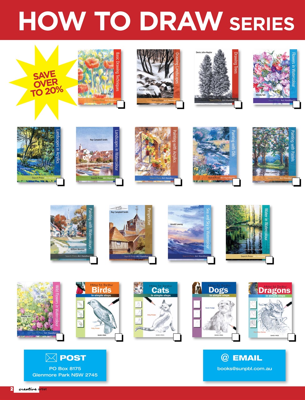 Creative Artist Preview Pages