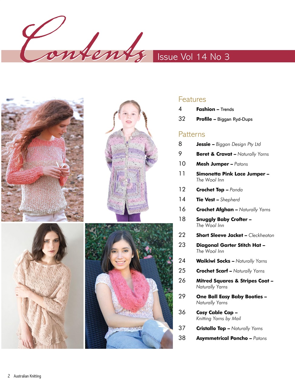 Australian Knitting Preview Pages