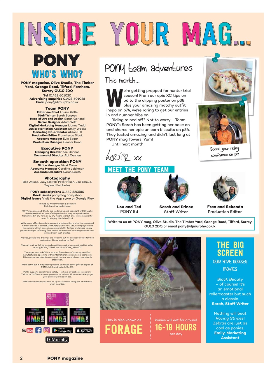 Pony Magazine Preview Pages