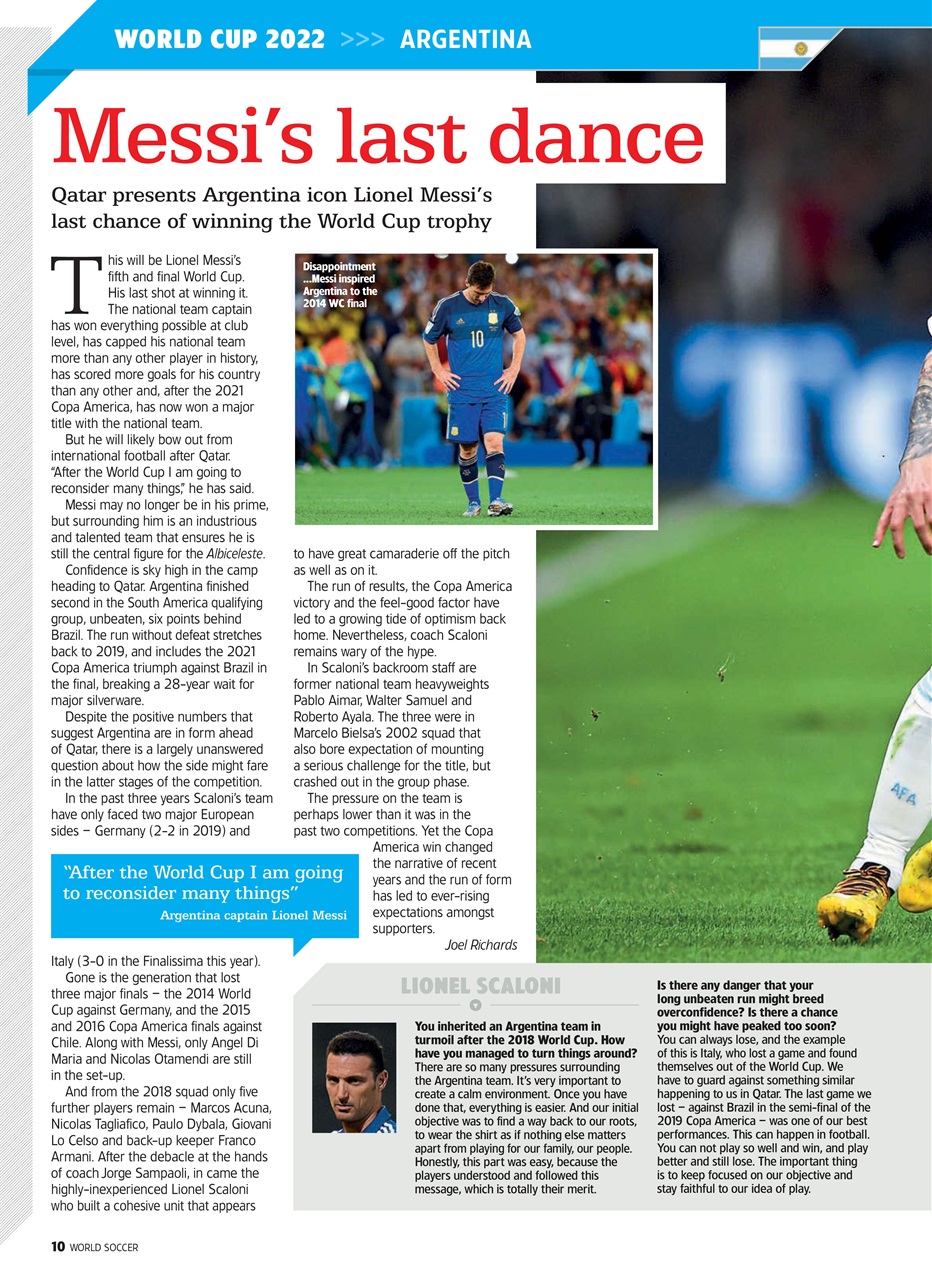 World Soccer Preview Pages