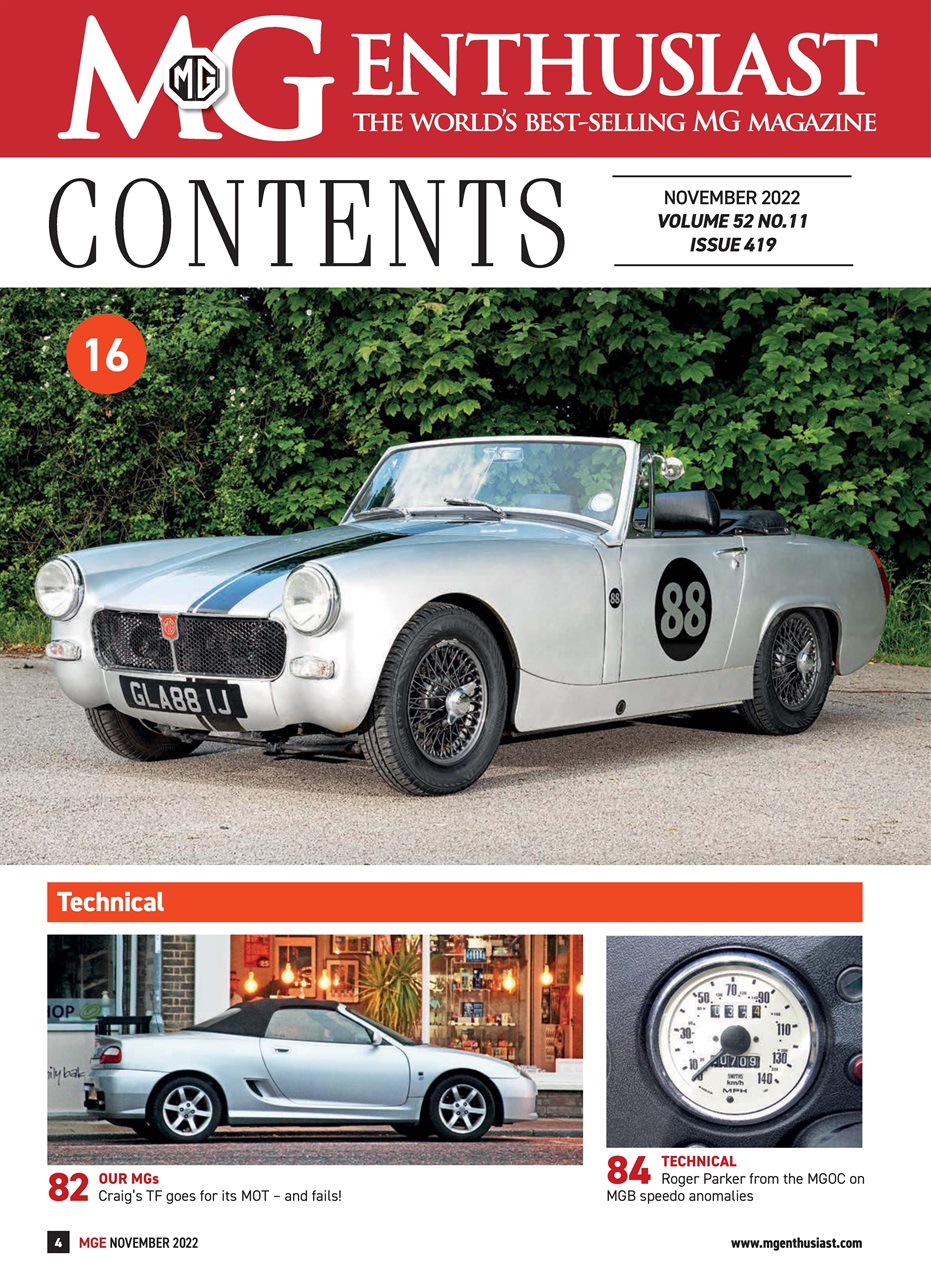 MG Enthusiast Preview Pages