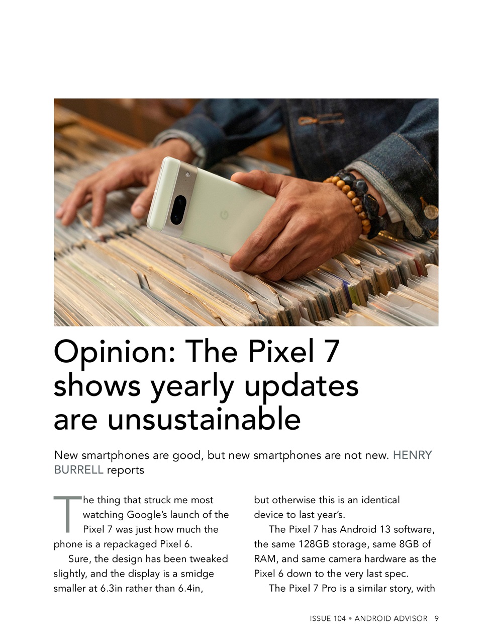 Android Advisor Preview Pages